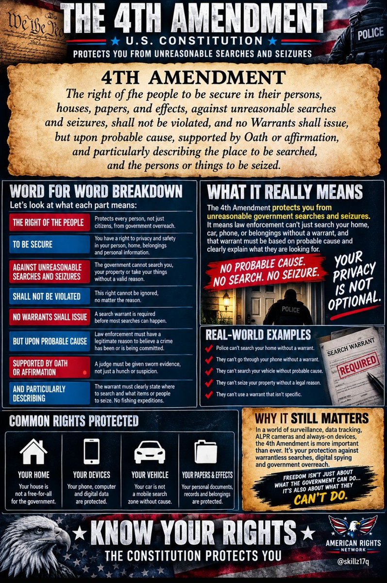 KimHoga79109202's tweet photo. #FUCKFLOCK #DEFLOCK #FLOCKTOBER #4THAMENDMENT #CARPENTERVERSUSUNITEDSTATES‼️
🇺🇸⚖️💪🎃👻 https://t.co/uzwEqjOWcb