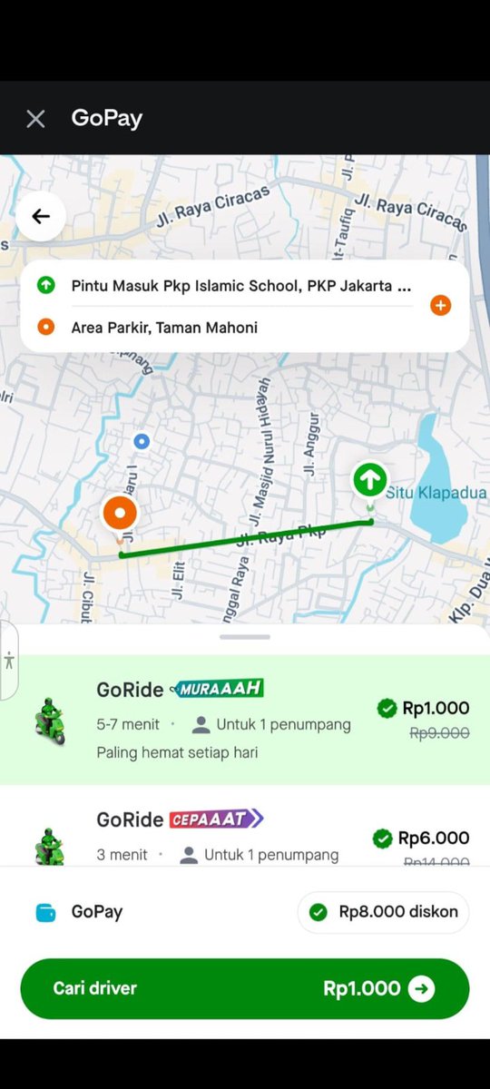 elarawdyaa's tweet photo. Lagi butuh layanan Gojek? 👀 Coba cek promo Gojek Mulai 1000 DiGoPay, siapa tahu ada penawaran yang pas buat kebutuhan hari ini. ✨ https://t.co/tfknJXdIHx