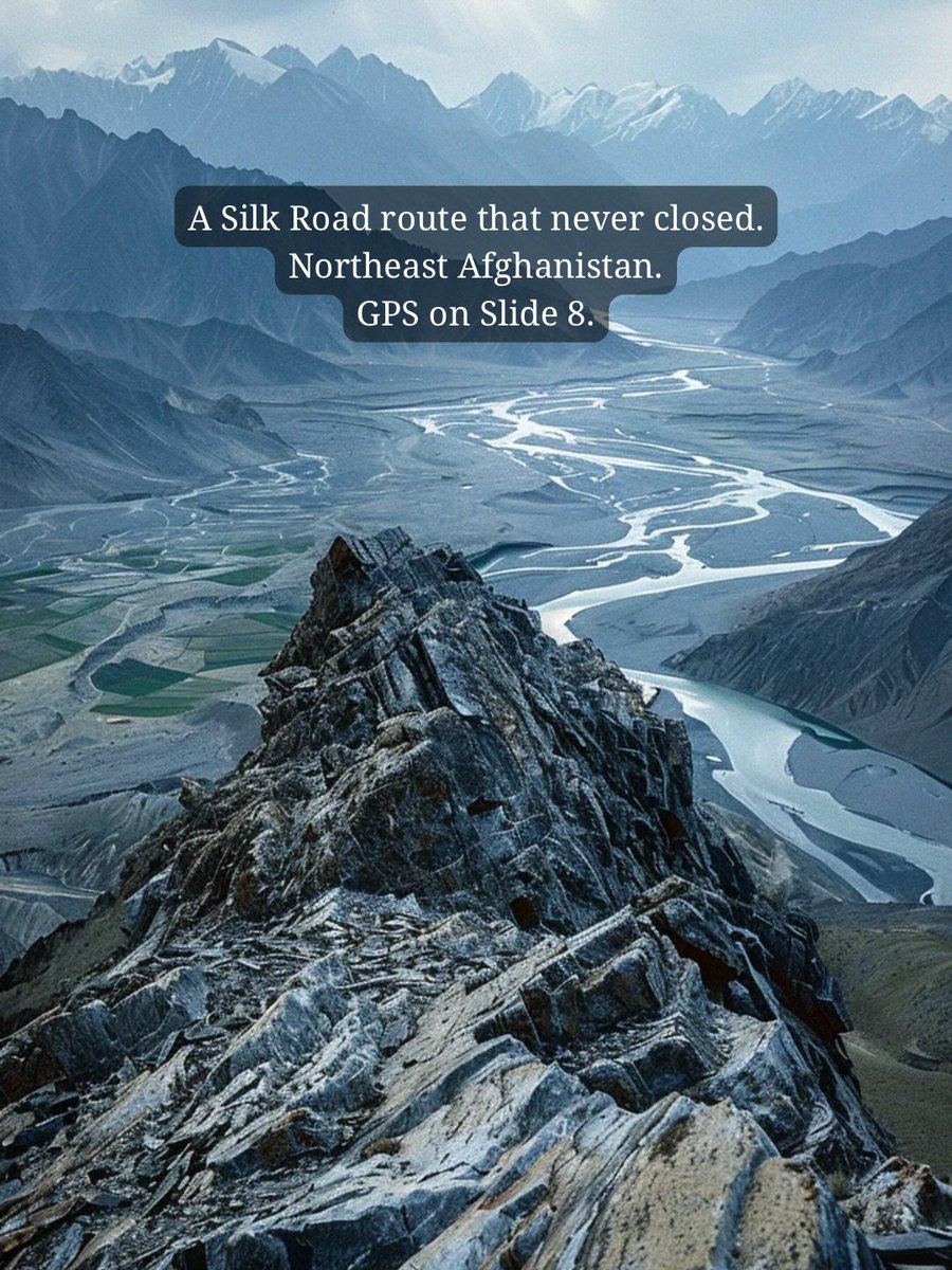 CkrkcogluCan's tweet photo. $10/night in a working Pamiri stone house. Afghanistan’s Wakhan Corridor may have just 1–2 seasons left before a new Chinese road transforms it. Go July–August for Kyrgyz camps, barter culture, and the Panj confluence above Qila-e Panja. https://t.co/Apo6KPzThD