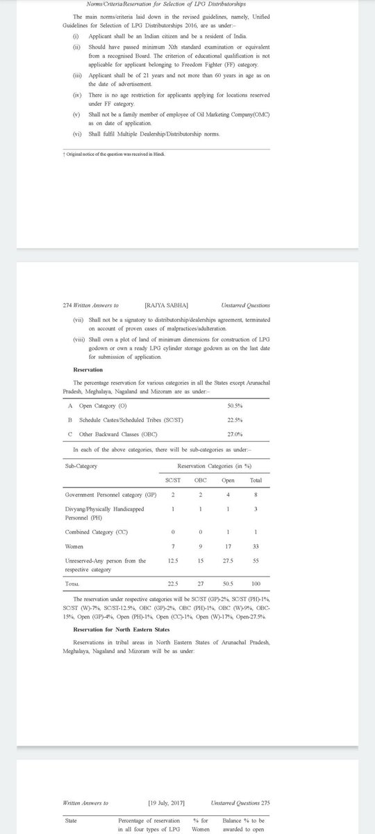 neha_laldas's tweet photo. Did you know?
There is reservation not only in petrol pumps allocations, but also in LPG dealerships?

This means that petrol pumps &amp; LPG retail outlets are allocated based on caste!

Now the question is:
Why do petrol pumps &amp; LPG outlets need "caste-based representation"? https://t.co/M1BdaMaVBO