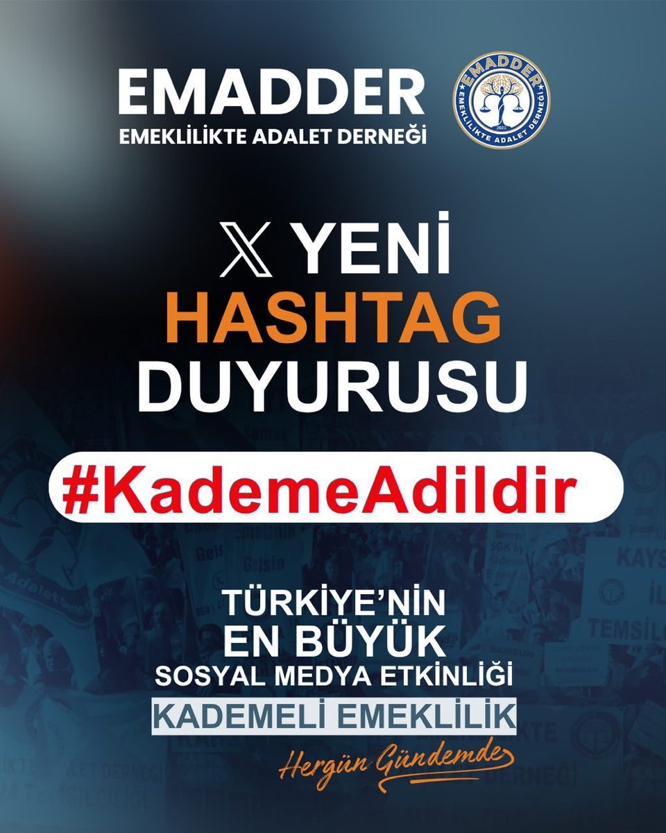 IsrafilPolat13's tweet photo. Bir tarihe takıldık diye yıllarca beklemek adalet değildir.
Kademe; hakkaniyetin, vicdanın ve adaletin gereğidir.

Yeni Tag.
👇👇👇👇👇
@EmadDernegi
#KademeAdildir https://t.co/0JjrRB1xbP