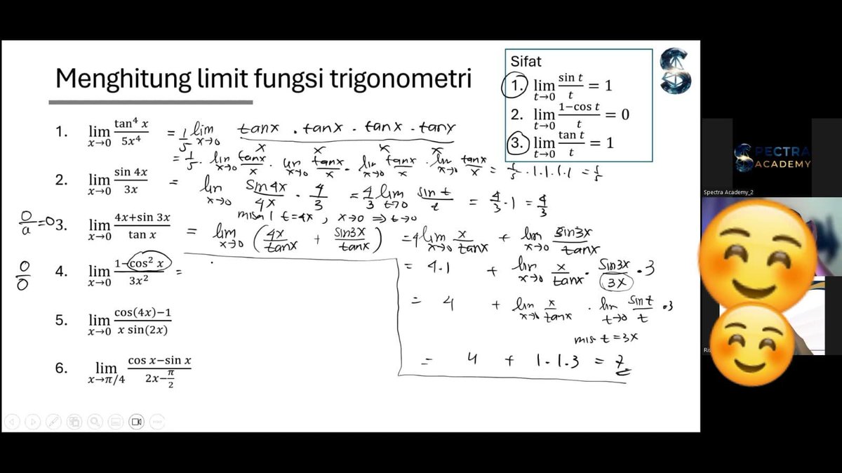 SpectraAcdmy's tweet photo. Limit dan Kekontinuan. 
Kelas Privat TPB ITB persiapan UTS (Ujian 1) Matematika bersama spectra academy. https://t.co/fr0L3RRxxq