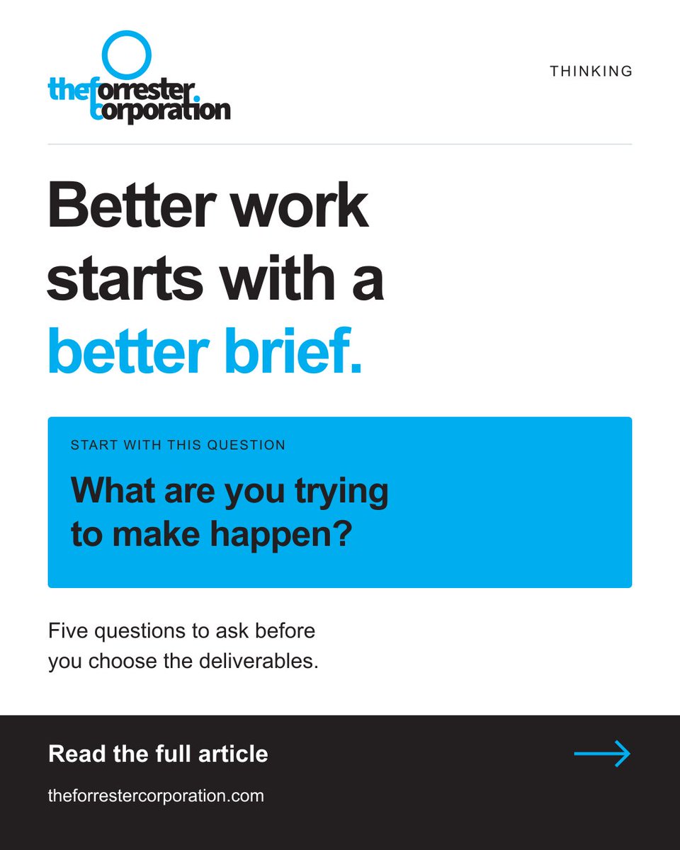 thefctweets's tweet photo. “We need a new website.”

Before the design starts, there’s a question worth answering: what change should it create?

Read the full article - https://t.co/tgpYWZGgfj 

#CreativeBrief #BrandStrategy #MarketingStrategy #WebDesign #thefc https://t.co/bZigCplqdo