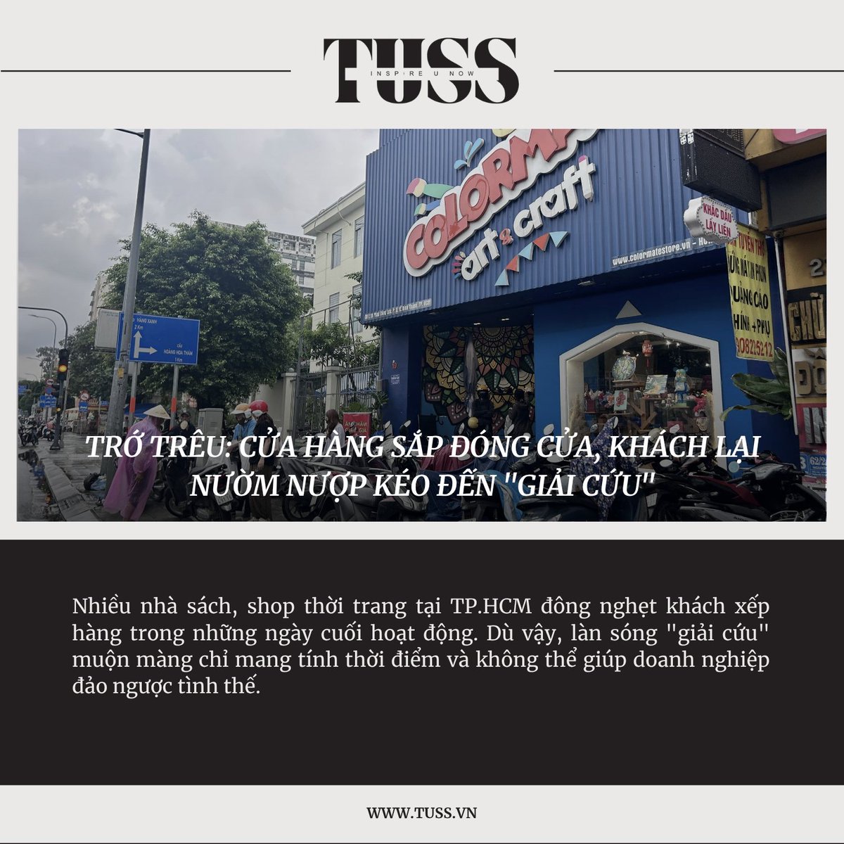 aldairgar's tweet photo. Nghịch lý tại TP. HCM: cửa hàng sắp đóng cửa lại đông khách nhờ giảm giá và FOMO. Nhưng dòng người phút chót khó cứu mô hình khủng hoảng. Bài học là cạnh tranh và trải nghiệm khách hàng phải bền vững từ sớm. https://t.co/ncicpzH7Vv
