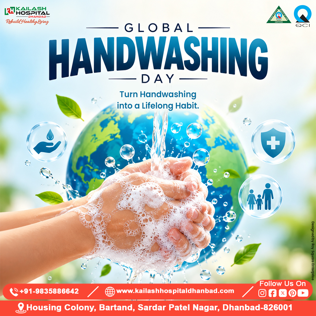 KailashHDhanbad's tweet photo. Proper handwashing can help keep harmful germs away and protect those around us.
Let’s make clean hands a healthy habit! 💙
📱 +91 98358 88642
📍 Housing Colony, Bartand , Dhanbad
#kailash #hospital #GlobalHandwashingDay #handwashing #handwashingchallenge #HandWashingForKids https://t.co/ovGik7LtNg
