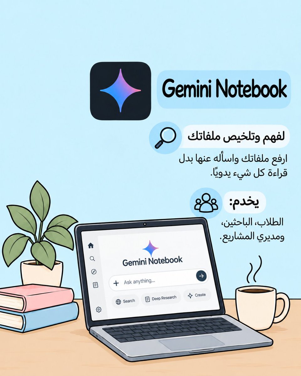 kalmon_sa's tweet photo. ثلاث أدوات، وثلاث طرق مختلفة لاختصار وقتك: بحث أذكى، فهم أسرع لملفاتك، وعروض تُنجز في وقت أقل.
القيمة الحقيقية ليست في امتلاك أداة AI، بل في معرفة متى تستخدمها وكيف توظّفها في عملك بفاعلية.

مع 12/12 من كلمن، تعلّم استخدام التقنيات والذكاء الاصطناعي بطريقة عملية تخدم مهاراتك وتطوّرك المهني.

🔗 لتسجيل: الرابط في البايو
📱 للاستفسار والخصم: 0537833395

#كلمن #1212 #برنامج_1212 #الذكاء_الاصطناعي #AI #ArtificialIntelligence #ادوات_الذكاء_الاصطناعي #Perplexity #Gemini #Gamma #تطوير_المهارات #تطوير_مهني #مهارات_المستقبل #مهارات_العمل #الإنتاجية #التحول_الرقمي #سوق_العمل #التطوير_المهني