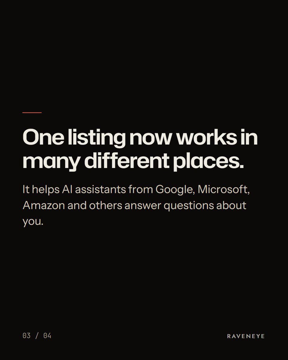 Raveneyeglobal's tweet photo. Someone asks ChatGPT for a table tonight. Your OpenTable listing helps it answer.

In August, OpenTable said they now connect to ChatGPT, Gemini, Copilot, and more AI assistants.

One listing is now working in many places. Check today if yours is correct.

#aisearch https://t.co/mcwkHVfyNU
