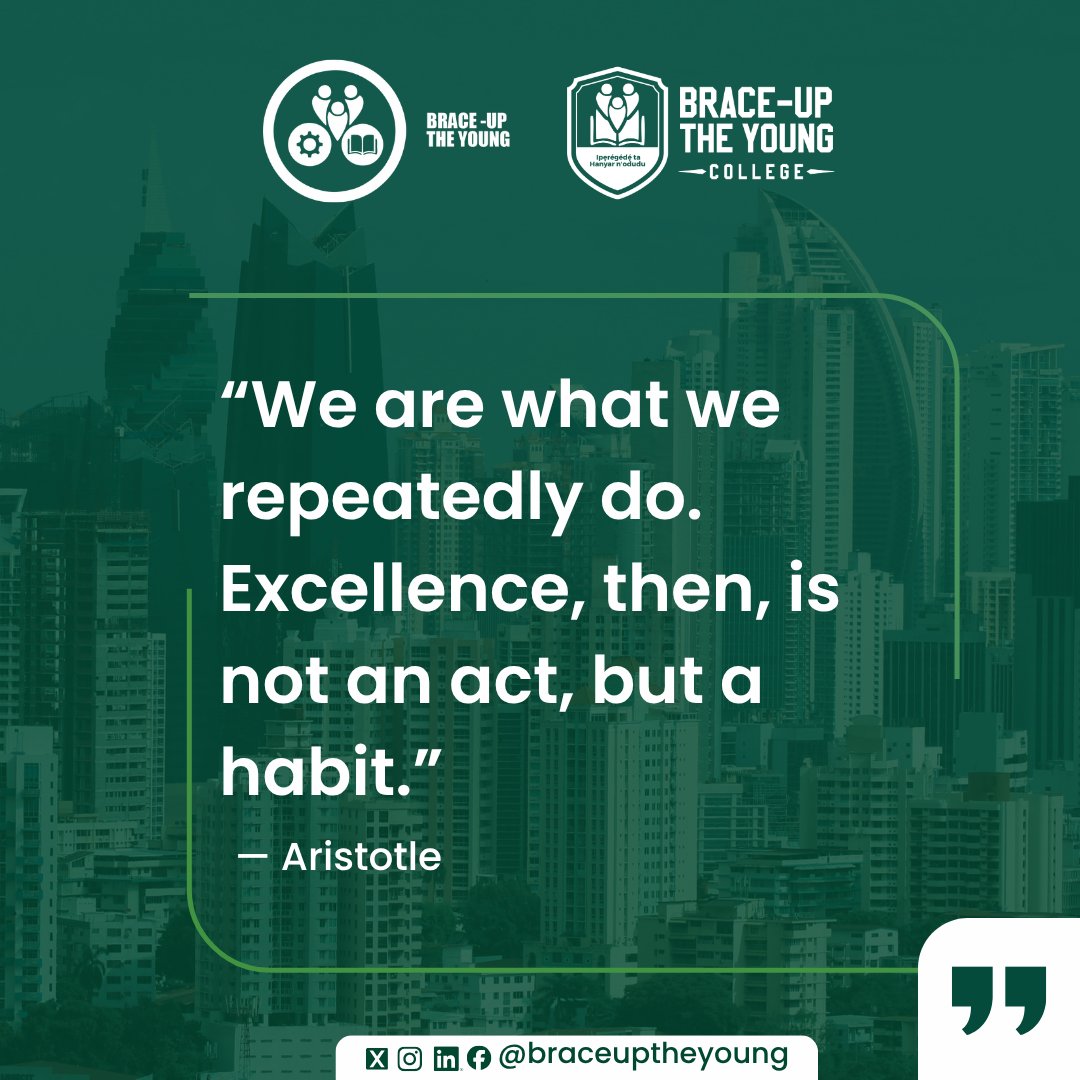 BraceuptheYoung's tweet photo. The little choices we make shape who we become. What seems small today can become part of us when repeated.

This week, choose good actions, speak the right words, and surround yourself with the right people.

Little drops make a mighty ocean. 🌊

Have a wonderful week! ✨ https://t.co/kzFK0htKzc