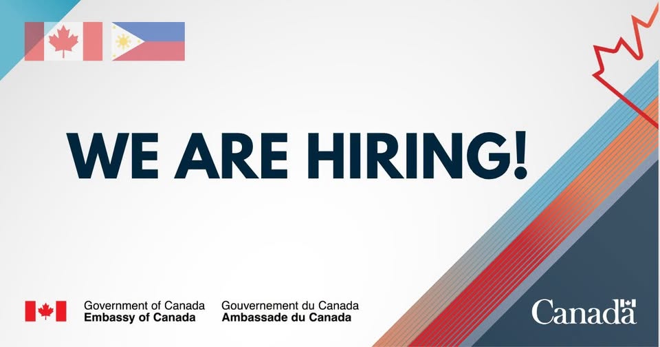 CanEmbPH's tweet photo. The Embassy is hiring!

Specialized Technician
https://t.co/xRgE14e740
Deadline of submissions: 20 October 2026, 23h59 Philippine Standard Time https://t.co/5lm8vVkFmN