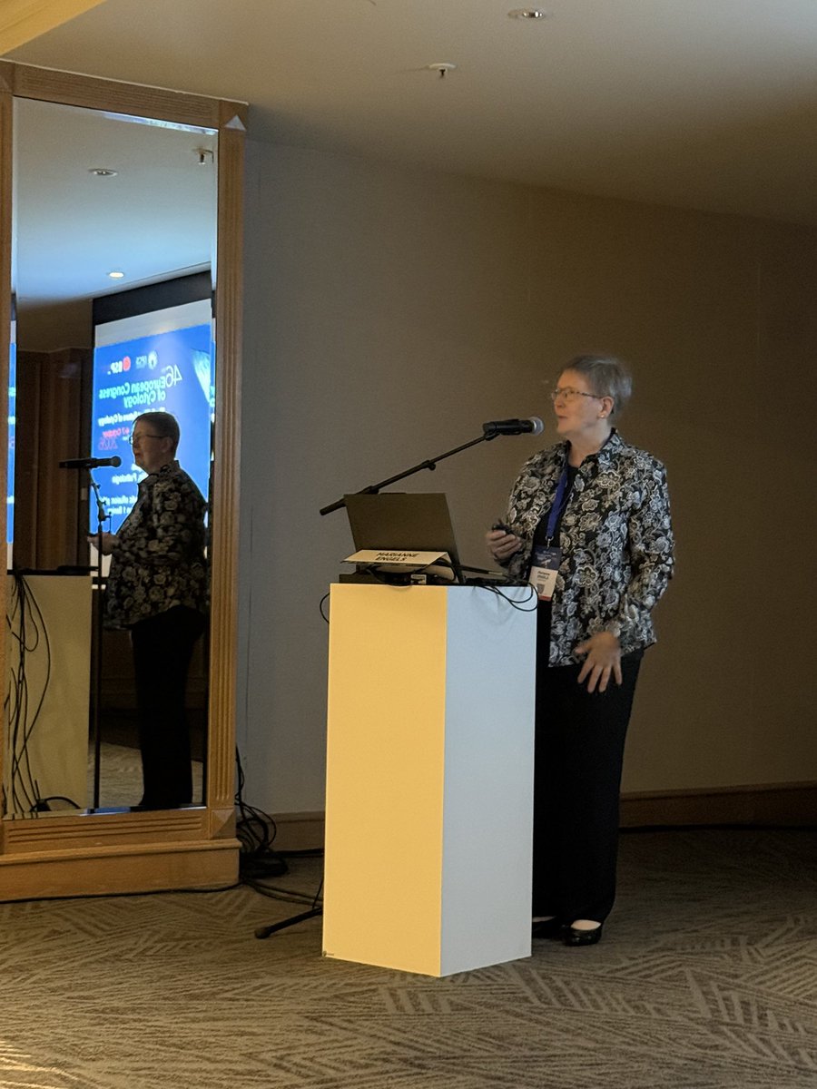 Sara_Jiang's tweet photo. Next up in this morning’s Benign Effusions session: Dr. Marianne Engels with high-yield tips on lymphocytic effusions! #ECC2026 @ESP_Pathology https://t.co/1puLPjUOJs