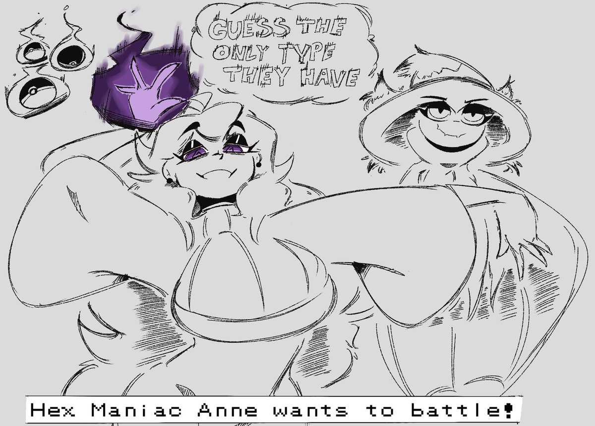 WithinTheValley's tweet photo. Hex Maniac Anne wants to Battle! https://t.co/tuk6Sminkc
