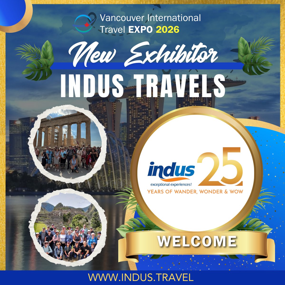 merBabr's tweet photo. Welcome Indus Travels as a new exhibitor at the Vancouver International Travel Expo. Explore 80+ destinations, escorted tours, solo travel, cruises, and tailor-made journeys. October 10, 2026, Vancouver Convention Centre Hall A &amp; B. https://t.co/05JhguYO1J