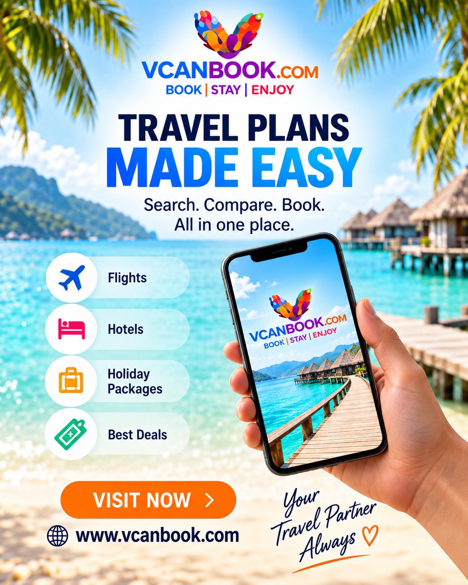 Jose19rojas's tweet photo. Travel plans made easy. Search, compare, and book flights, hotels, and holiday packages in one place. Your travel partner, always. https://t.co/6bNBMOvKZ3