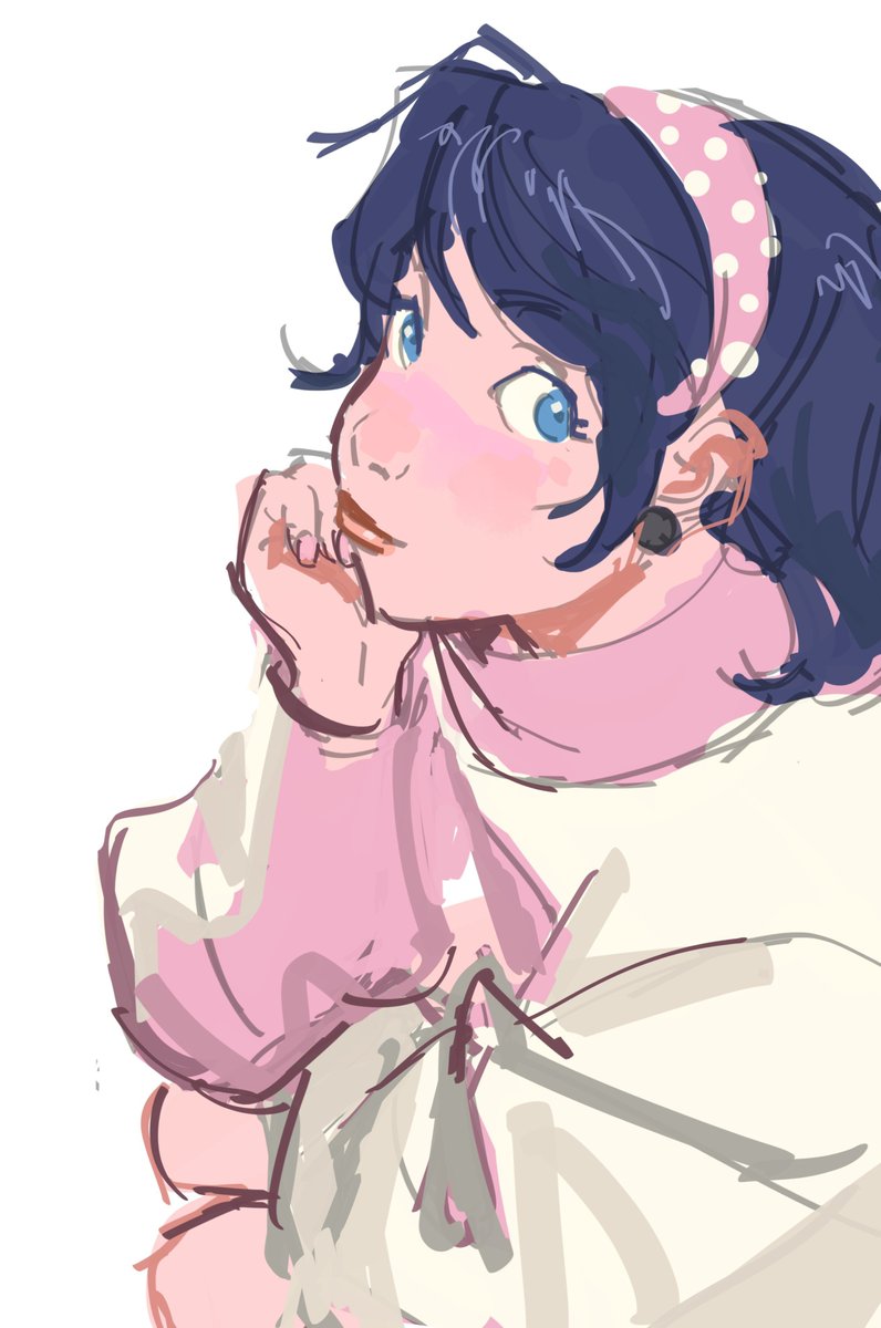 clickuu's tweet photo. marinette the pinkest girl ever https://t.co/kAQCHAGvxQ