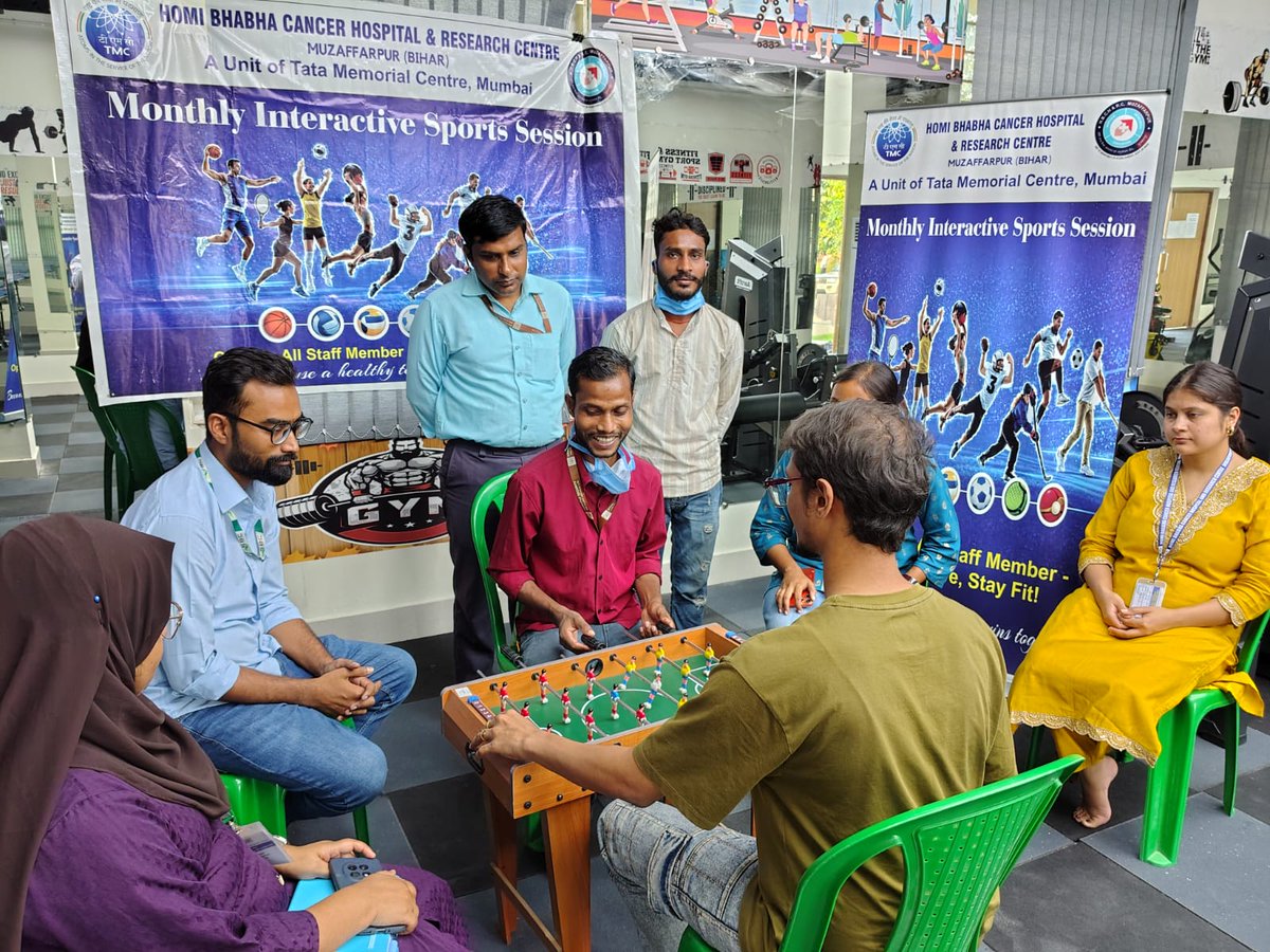 HBCHRC_Bihar's tweet photo. regularly."
Kudos to all participants, winners, and organizers for making this event a grand success! 🏆👏
#HBCHRC #HBCHRCMuzaffarpur #Teamwork #EmployeeEngagement #WorkLifeBalance #SportsAtWork #HealthcareHeroes #FussballTournament https://t.co/89raA9Yhlp