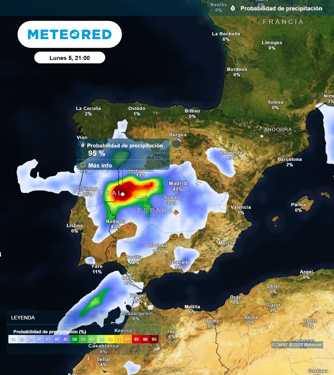 MeteoredES's tweet photo. 🧊⚠️ El granizo grande será protagonista este lunes: AEMET activa avisos naranjas.

⛈️ El Sistema Central y Extremadura en el foco: podrían registrar pedrisco de gran tamaño, con tormentas localmente muy intensas.

https://t.co/QemlVxYQ6t https://t.co/okaYlo3GXf