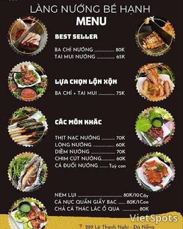alexchin86's tweet photo. Làng Nướng Bé Hạnh on Lê Thanh Nghị serves charcoal-grilled pork, skewers and seafood with fresh greens, rice paper and house fish sauce. Smoky, local, affordable, and perfect for a DIY roll. Open daily 11:00–22:00. https://t.co/Zk4JeTzCdF