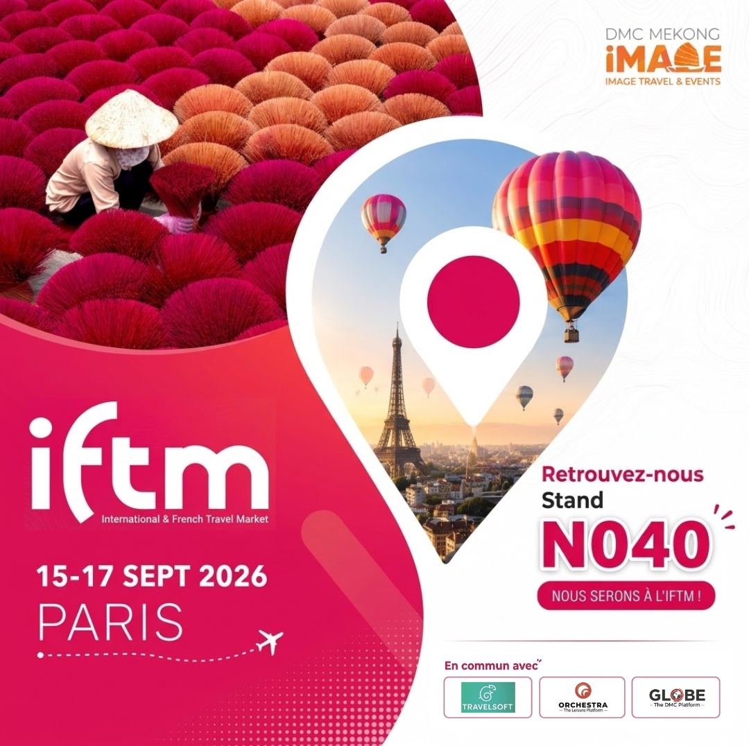32Nural's tweet photo. Ravis de vous retrouver à l’IFTM Top Resa 2026. DMC Mekong IMAGE Travel &amp; Events présente de nouvelles solutions pour optimiser l’organisation, la gestion et l’exploitation des voyages. Retrouvez-nous au stand N040, du 15 au 17 septembre à Paris. https://t.co/edoIlSnE1A