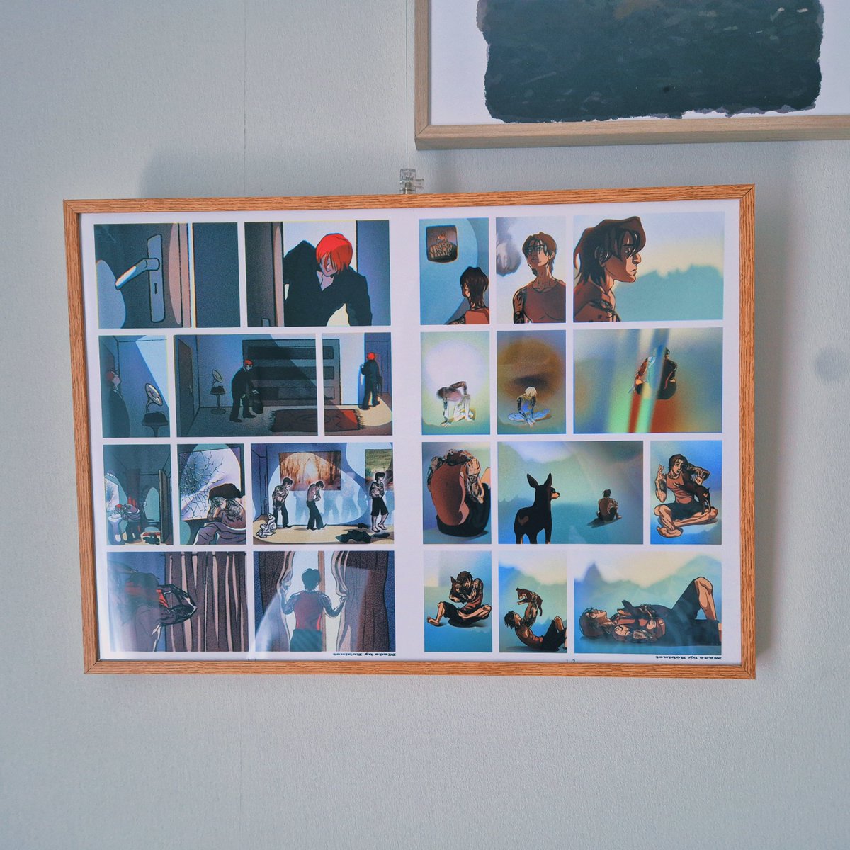 lily_surmoon's tweet photo. My favorite spot in my house - beautiful work done by the incredibly talented @dreamdopelovers

This is my safe place. I fall asleep watching this side of the wall and wake up to it, and it truly makes my inherently anxious heart feel calm. Perfect way start and end the day
Thank you for the wonderful work Robin LYSM ❤️🫶