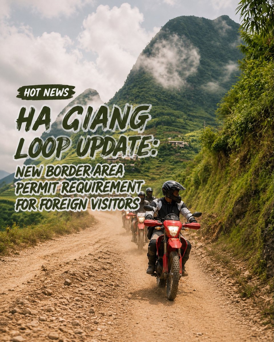 lezethmoreno's tweet photo. Important update for Ha Giang Loop travelers: From June 1, 2026, foreign visitors may need a Border Area Entry Permit for designated areas, including Quan Ba, Yen Minh and Dong Van. Check with your tour operator and carry your documents. https://t.co/vjipUX69HB