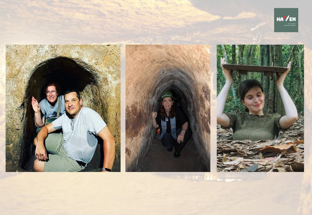cixxxiii's tweet photo. Cu Chi Tunnels reveal Vietnam’s wartime history beneath the surface. Explore hidden entrances, living spaces, and tunnels that reflect resilience and survival. Wear comfortable clothes, allow 2–3 hours, and choose your own depth of experience. https://t.co/8KC28NZq0V