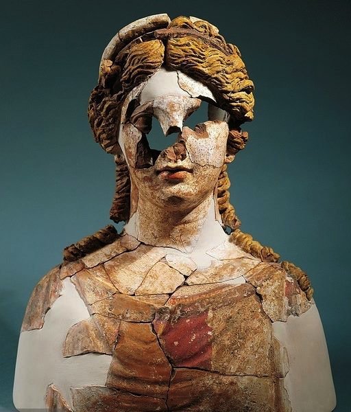 ghostofhellas's tweet photo. Bust of a Perspehone - 5th c.BC. https://t.co/gs3RmFg3rB