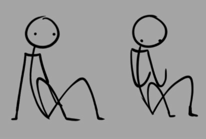 sayadnyv's tweet photo. i usually plan out poses for drawings with stickmen doodles but this one, this one i resonate with deeply https://t.co/FiWrtiwWwY