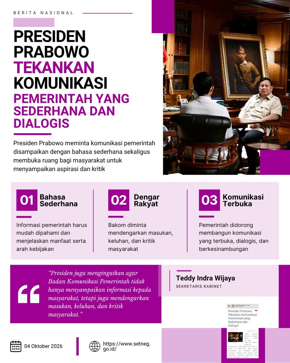 Maemunahsar's tweet photo. Pemerintah aktif memelihara persatuan melalui dialog antaragama dan antarbudaya demi memperkuat persaudaraan sesama anak bangsa.
Jaga Persatuan Nasional https://t.co/ayZNbPPpyL