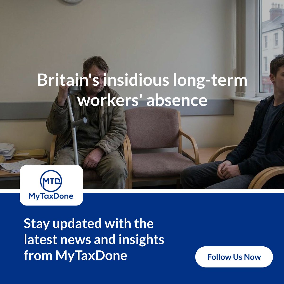 mytaxdone's tweet photo. Britain faces a workforce crisis, with over 20% of adults out due to ill-health. How can employers better support employee wellbeing? Share your thoughts below! 💬
Read the full article here: https://t.co/evMRsvaC09 https://t.co/SusfCKh4aC