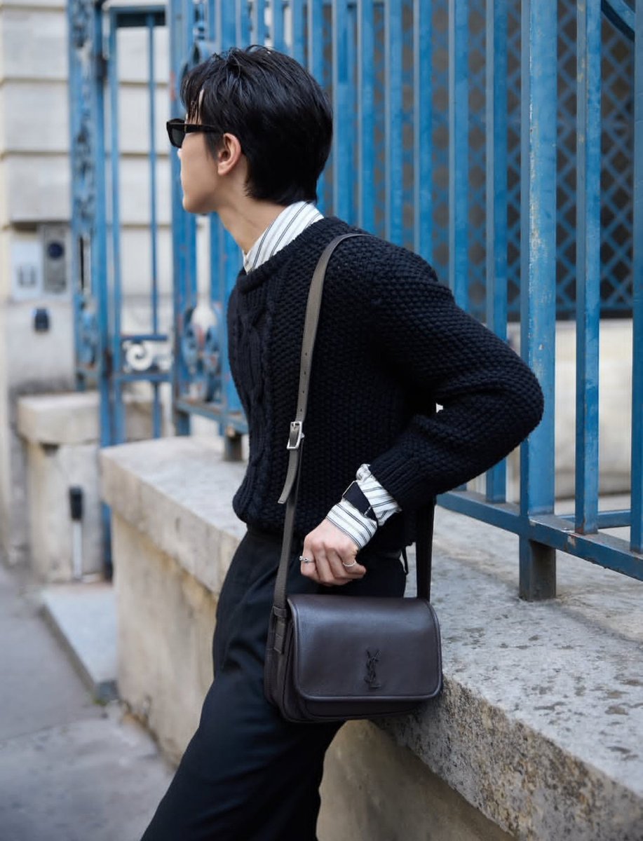 FashionistD's tweet photo. Daily dose of #TEN and he is wearing YSL https://t.co/Utx15Gp5v6