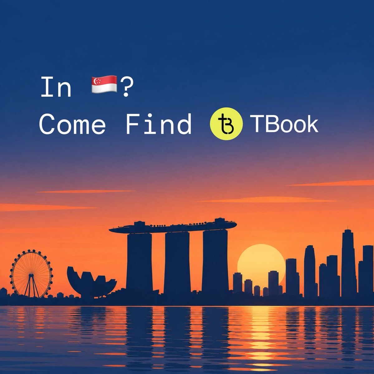 realtbook's tweet photo. Singapore, here we come. 🇸🇬

TOKEN2049 week is around the corner, and TBook is joining the conversation across RWA, institutional capital, and the future of onchain finance.

Here’s where to find us:

📍 Oct 5 | RWA Capital Forum
Winning Institutional Capital: What LPs Look For

📍 Oct 8 | Sui Basecamp
Tokenized Gold and what it takes to make real-world assets actually reachable.

In Singapore for TOKEN2049?

Come find TBook.