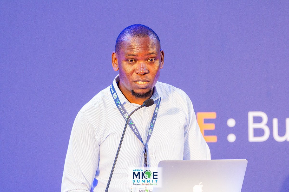 MICESummit2026's tweet photo. AMS 2026 | KEYNOTE ADRESSES
Francis Njue, Founder and CEO, Venura Global, challenged the Africa MICE industry to rethink the value of business events, asking whether we are simply bringing people together or creating lasting intelligence, connections and commercial opportunities. https://t.co/3An3GLXbtp