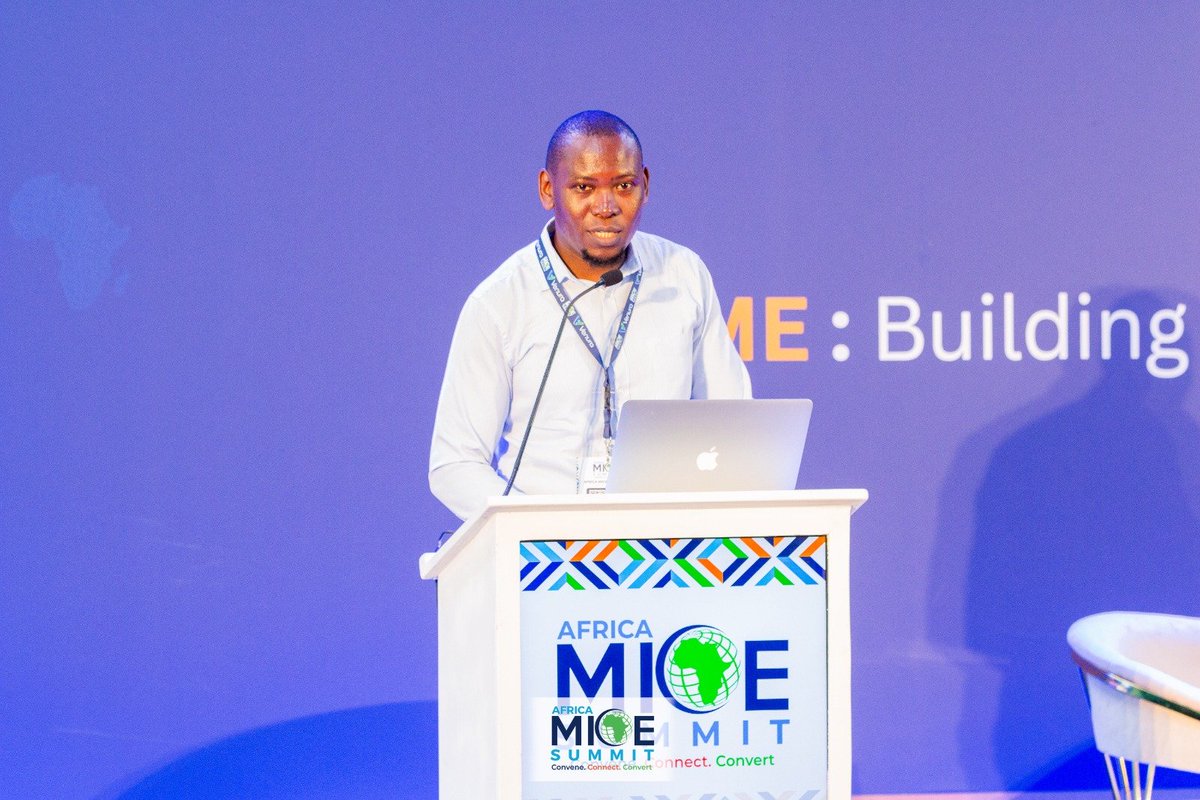 MICESummit2026's tweet photo. AMS 2026 | KEYNOTE ADRESSES
Francis Njue, Founder and CEO, Venura Global, challenged the Africa MICE industry to rethink the value of business events, asking whether we are simply bringing people together or creating lasting intelligence, connections and commercial opportunities. https://t.co/3An3GLXbtp