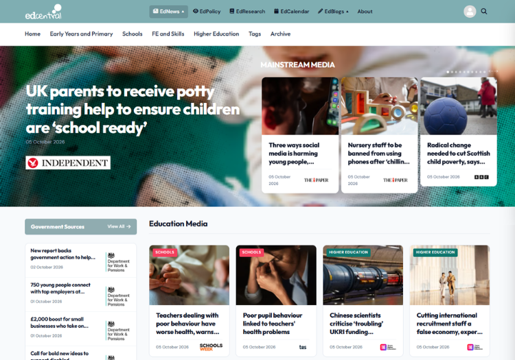 ed_ontap's tweet photo. For sector-specific news follow @earlyyearsontap, @schoolsontap, @feontap, @heontap or @skillsontap – or visit https://t.co/CW5iENaFHF for all the latest education news, which can also be filtered by sector #ukedchat https://t.co/L9QD699LSB