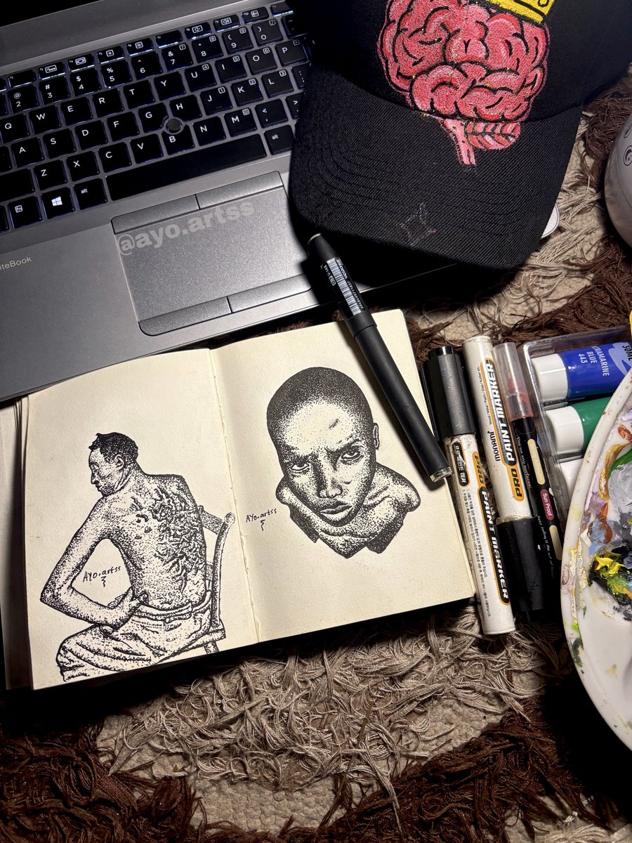 madamayo_'s tweet photo. Not to brag but I drew this with pens https://t.co/12aJOQHM8D