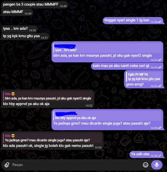 rikixxx69's tweet photo. Mau nyariin partner buat partner tetap aku susah ya gak nemu2.
DIa mau nambah 1 Pasutri lagi biar bisa mencoba beragam variasi fantasi.

Kriteria sama kayak post sebelumnya.
Paling utama "TIDAK MEROKOK"

#partnerpasutri #pasutritangerang #pasutri3some #fantasui #pasutri #cuckold https://t.co/7yCXkdoCzL