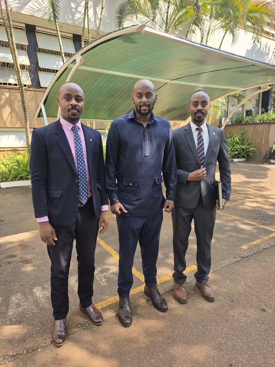 DavidLRubongoya's tweet photo. At City Hall Court earlier, we checked on our comrades Buwembo Habib, Lubega Obed Reign, and the others with whom they were arrested yesterday. Having been heavily assaulted and pepper sprayed, they've been temporarily freed on medical grounds after being referred by City Hall Clinic to Lubaga Hospital for X-ray and other medical examinations. They're of strong spirits. Supporting @NUP_Ug is not a crime!