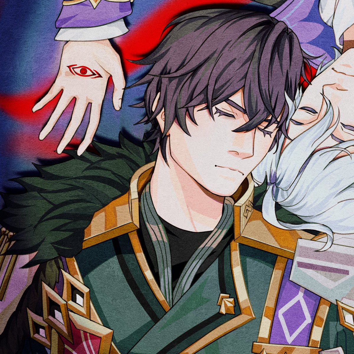 snekberry's tweet photo. I think i accidentally turned into a valeriy fanartist. i just keep drawing him nonstop 😭 

his stoic protective guard dog nature has bewitched me... he's simultaneously so knightly and princely... so outwardly intimidating yet is polite and does not easily resort to violence... https://t.co/t0OzmIxaGK