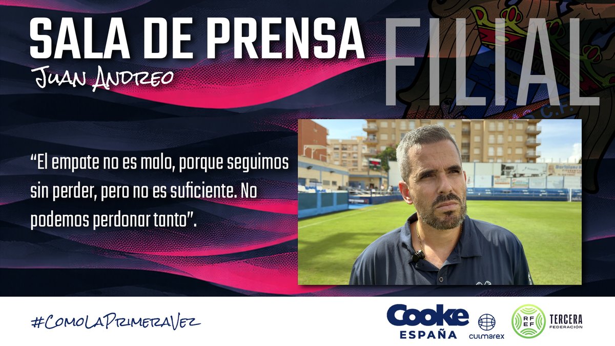aguilas_fc's tweet photo. 𝗦𝗔𝗟𝗔 𝗗𝗘 𝗣𝗥𝗘𝗡𝗦𝗔 | 𝘍𝘐𝘓𝘐𝘈𝘓 | Juan Andreo 🗣️

“𝑬𝒍 𝒆𝒎𝒑𝒂𝒕𝒆 𝒏𝒐 𝒆𝒔 𝒎𝒂𝒍𝒐, 𝒑𝒐𝒓𝒒𝒖𝒆 𝒔𝒆𝒈𝒖𝒊𝒎𝒐𝒔 𝒔𝒊𝒏 𝒑𝒆𝒓𝒅𝒆𝒓, 𝒑𝒆𝒓𝒐 𝒏𝒐 𝒆𝒔 𝒔𝒖𝒇𝒊𝒄𝒊𝒆𝒏𝒕𝒆. 𝑵𝒐 𝒑𝒐𝒅𝒆𝒎𝒐𝒔 𝒑𝒆𝒓𝒅𝒐𝒏𝒂𝒓 𝒕𝒂𝒏𝒕𝒐.” 💬

⏯️ Comparecencia completa en nuestro canal de YouTube: https://t.co/JJv1M3LPps 📲

#𝐶𝑜𝑚𝑜𝐿𝑎𝑃𝑟𝑖𝑚𝑒𝑟𝑎𝑉𝑒𝑧 💙🤍