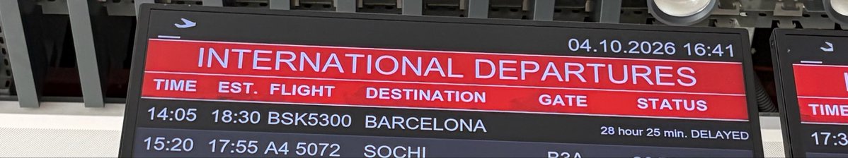 DemonOfKiller's tweet photo. Foto de ayer a las 16:41 y hoy seguimos con el retraso! https://t.co/deIXsloWhH