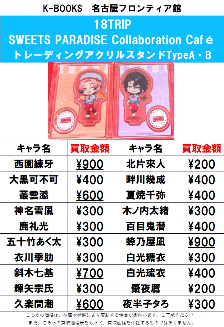 K-BOOKS名古屋フロンティア館1階(グッズフロア) on X: 