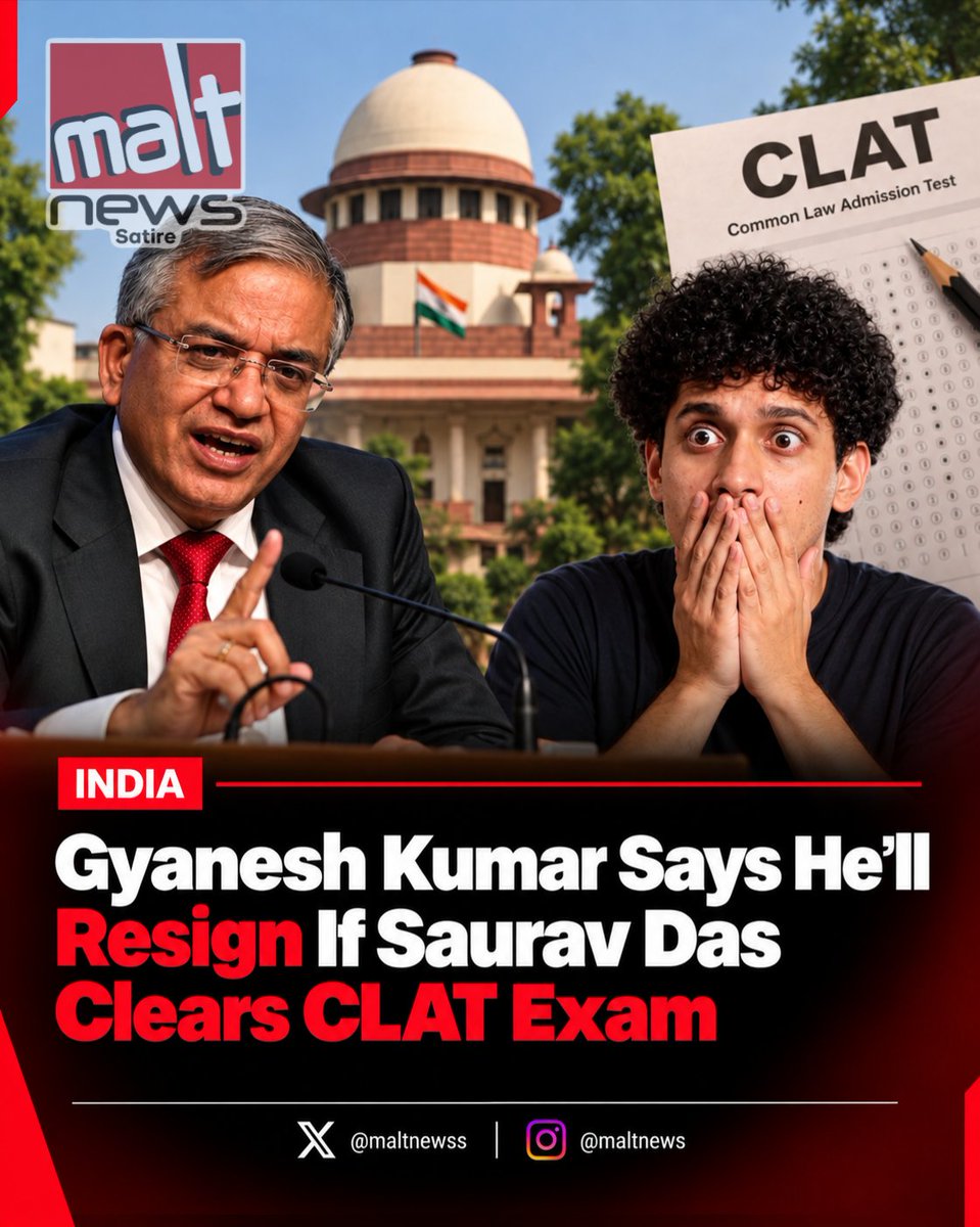 maltnewss's tweet photo. Breaking:
CEC Gyanesh Kumar puts a condition for his resignation https://t.co/COaTUfcyqE