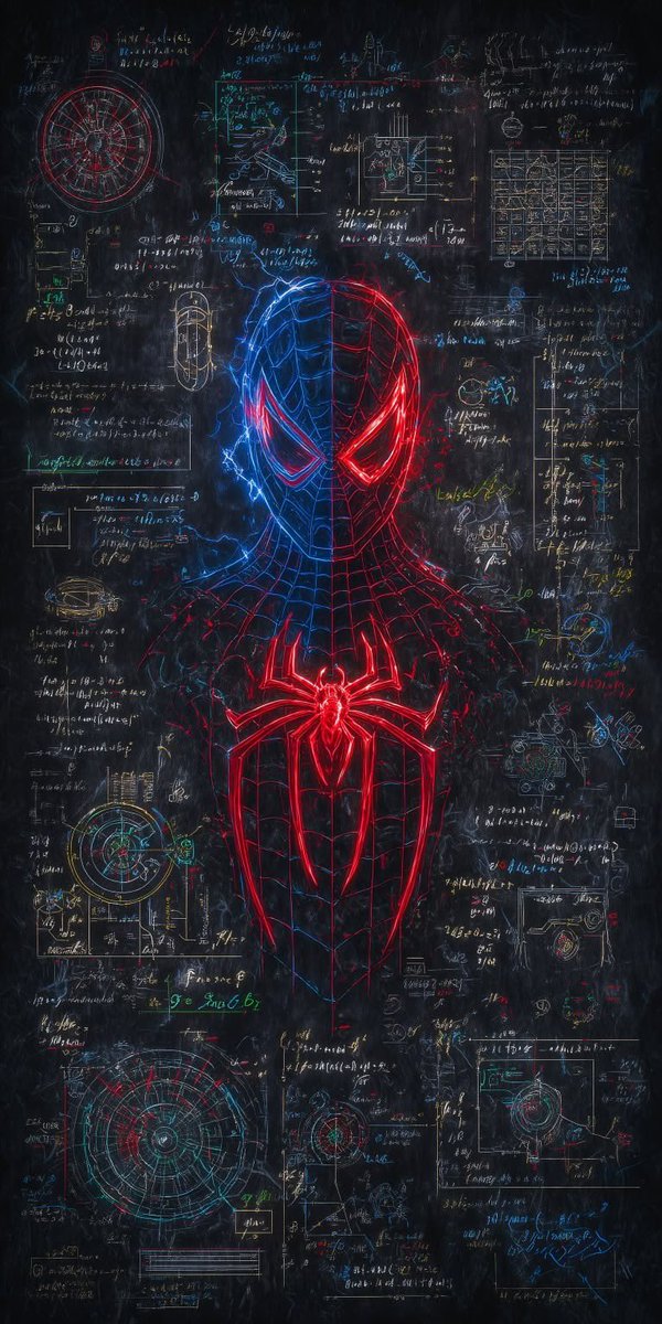 DJames947740's tweet photo. Spider man blue print https://t.co/8xYNkTYNQC