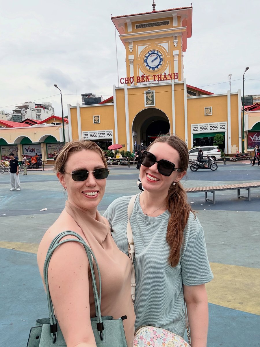 alisonw18's tweet photo. Saigon isn’t a city you simply visit—you get swept into it. With @facecoach, we wandered through rain, coffee, colonial architecture, red-flagged streets and endless scooters. You don’t wait for traffic to stop; you walk, and it flows around you. https://t.co/VA1GSn70k2