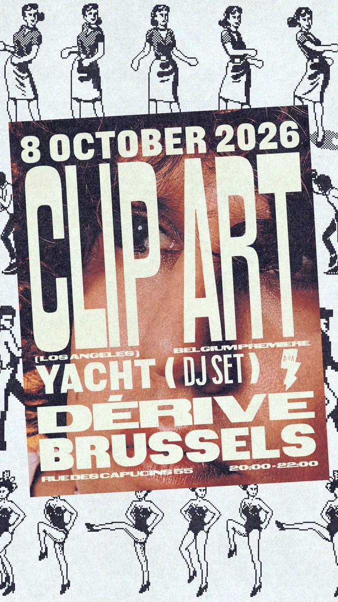 YACHT's tweet photo. BRUSSELS! THURSDAY!
https://t.co/1RPsaLyNk7 https://t.co/2ZANq00jbo