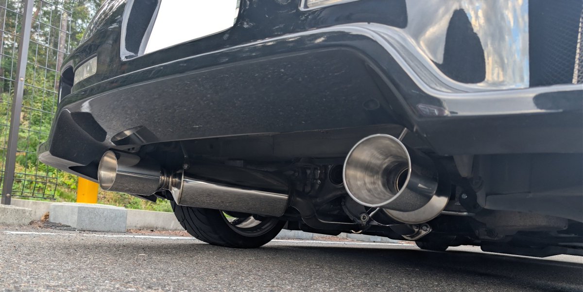 Flz_MURA_Alpha's tweet photo. マフラー装着後、通勤がてらテストしたけども･･･
これホントに車検通るレベルの騒音なの？大丈夫？？結構うるさいぞ？？？ https://t.co/NotFUOQzAM