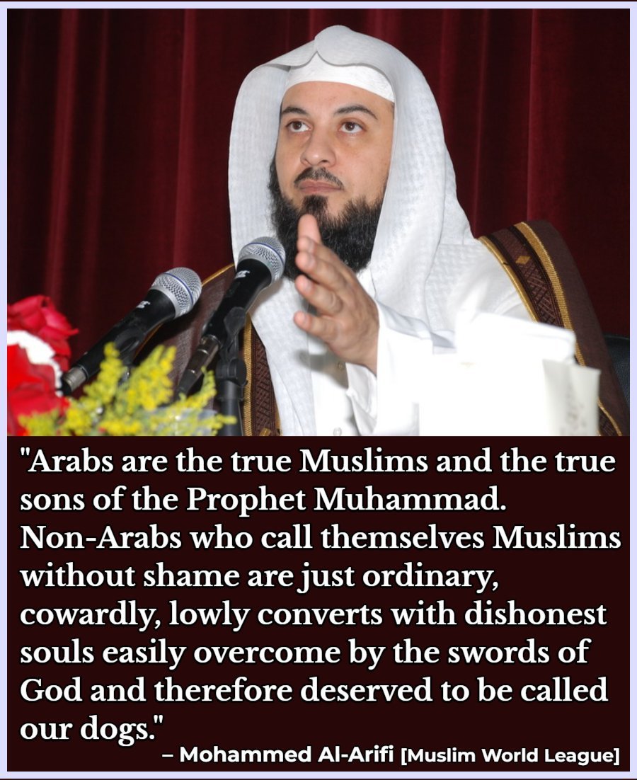 Ajitsinhja11085's tweet photo. #Non-Arabs who call them Muslims without shame are just ordinary, lowly converts who cowardly with dishonest souls easily overcome by the swords of god and therefore deserved to be called our dogs."
For Indian, Pakistani, and Bangladeshi, Rohingya jihadist Muslims. https://t.co/Q0YJOB5GMf