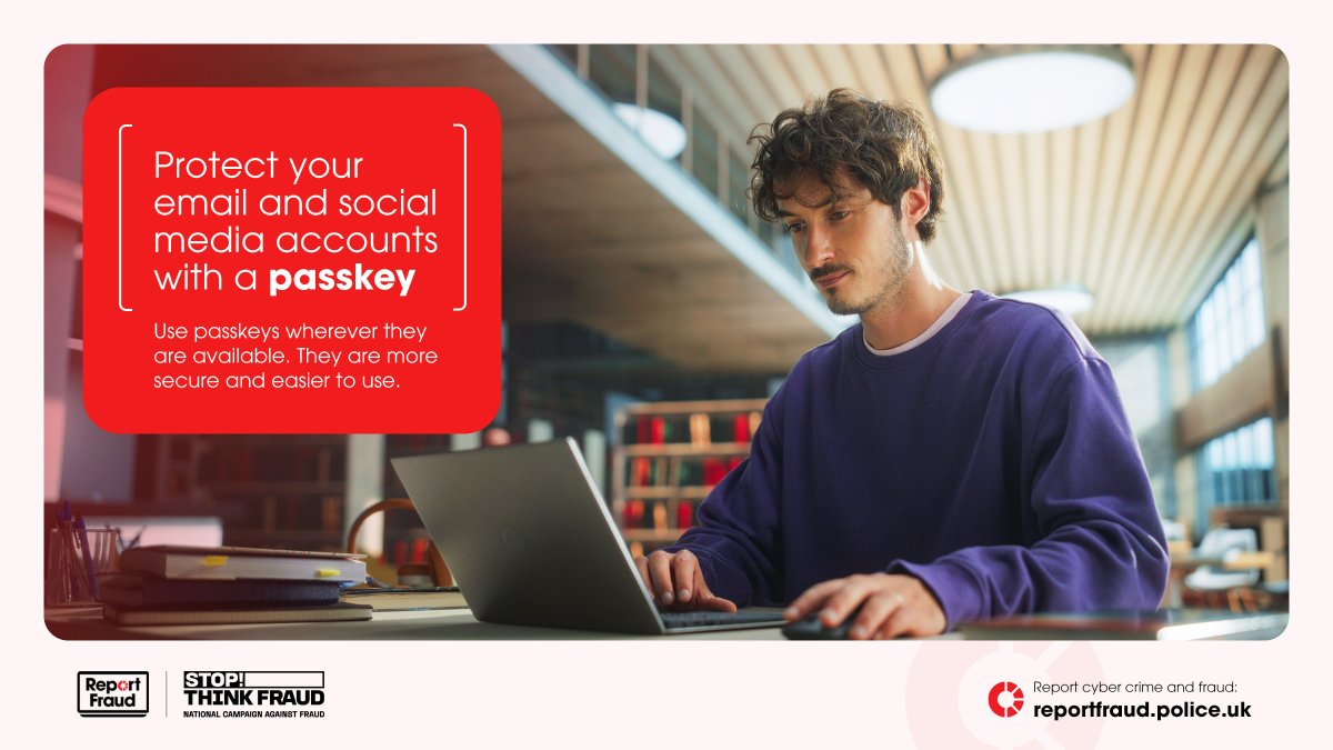 reportfrauduk's tweet photo. 🔐 October is #CybersecurityAwarenessMonth

🚨 There were 44,355 victims of email and social media account hacking last year.

✅ Protect your email and social media accounts with a passkey.

Find out more: https://t.co/NrGHv5G90N https://t.co/dhtWw36TJX