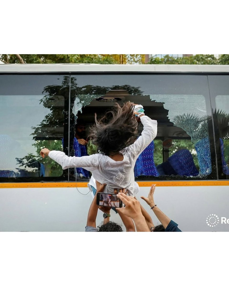 neha_aisa's tweet photo. "U wretched woman, know your place!" you said. 

"We know our place. It's on the frontlines of the resistance." they replied back.

(Respective credits to the photographer, media persons and media houses) https://t.co/WKtREqeCtf