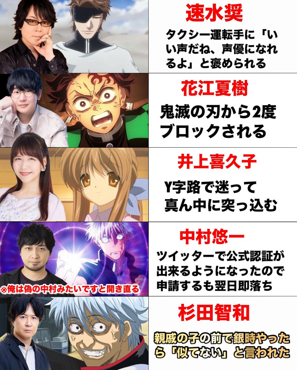 Akikun1124's tweet photo. 人気声優が本気で驚いたエピソード https://t.co/BssXt0gntf